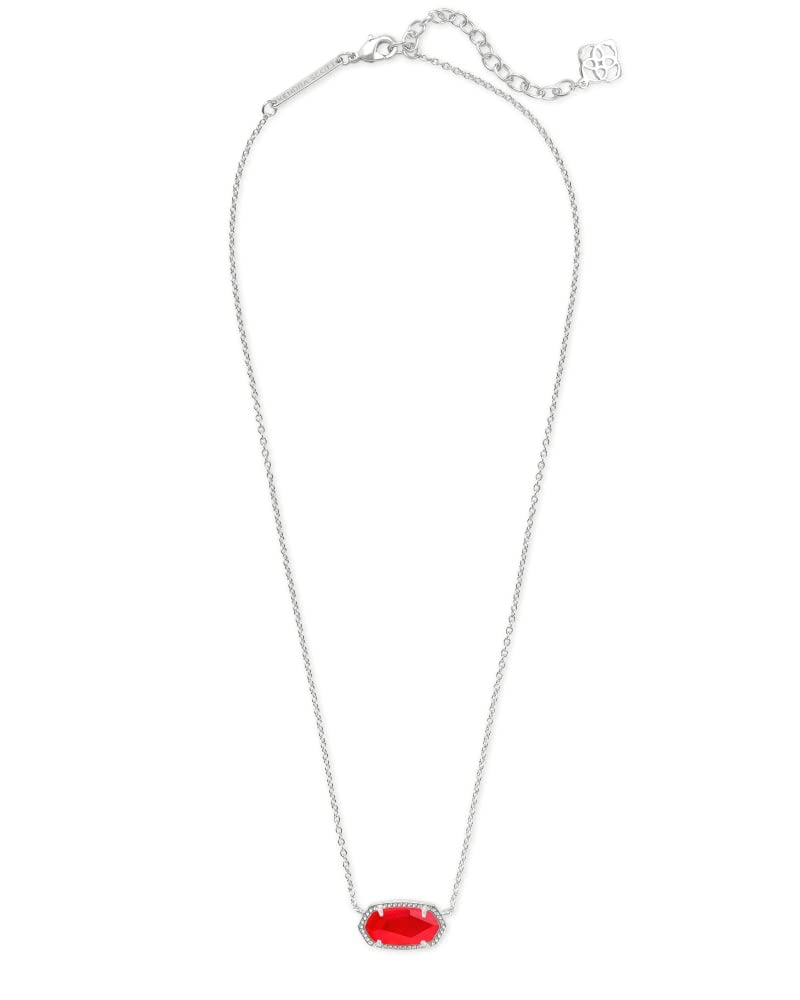 Kendra Scott Elisa Pendant Necklace for Women, Fashion Jewelry, 14k Gold-Plated, Rose Quartz