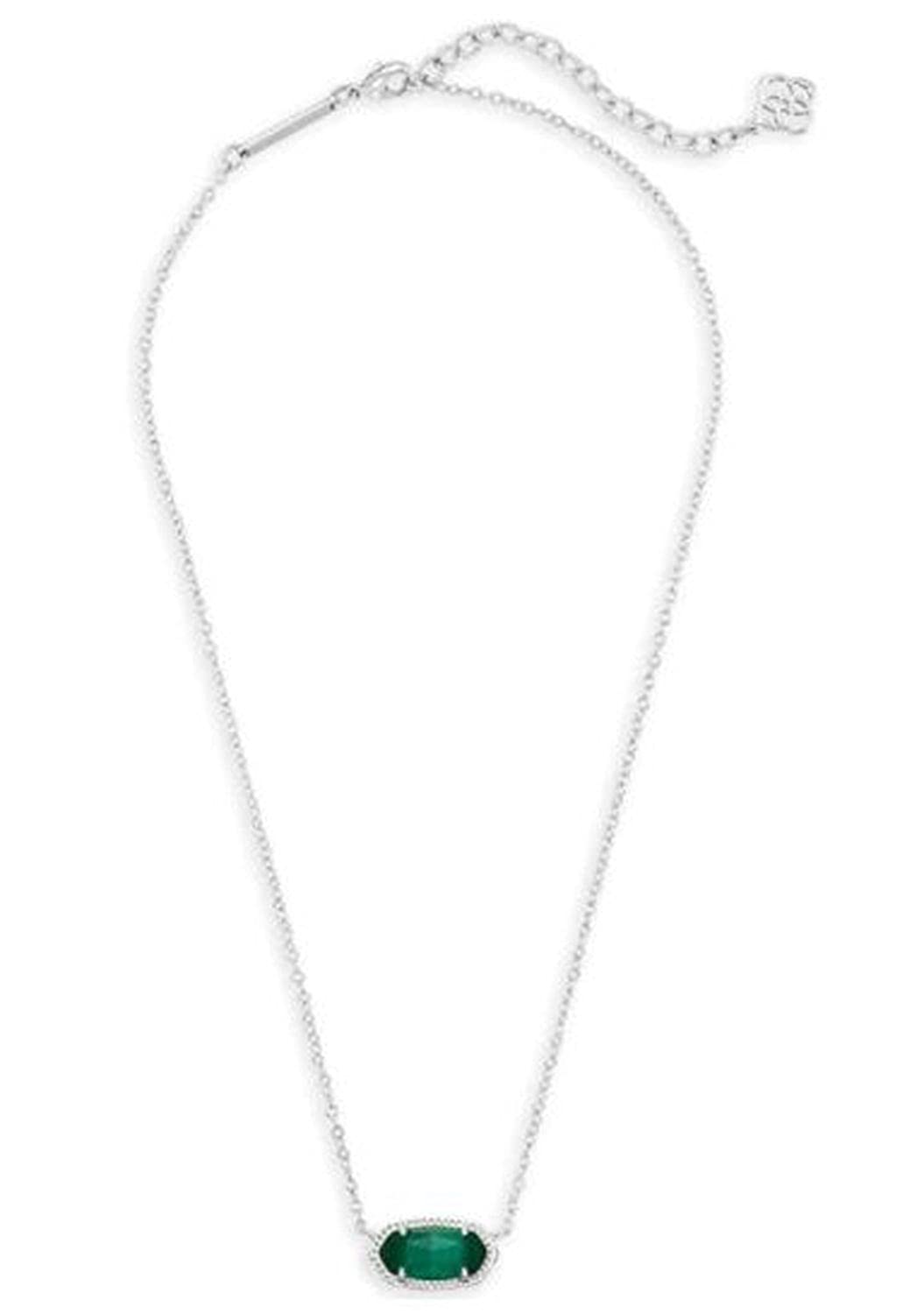 Kendra Scott Elisa Pendant Necklace for Women, Fashion Jewelry, 14k Gold-Plated, Rose Quartz