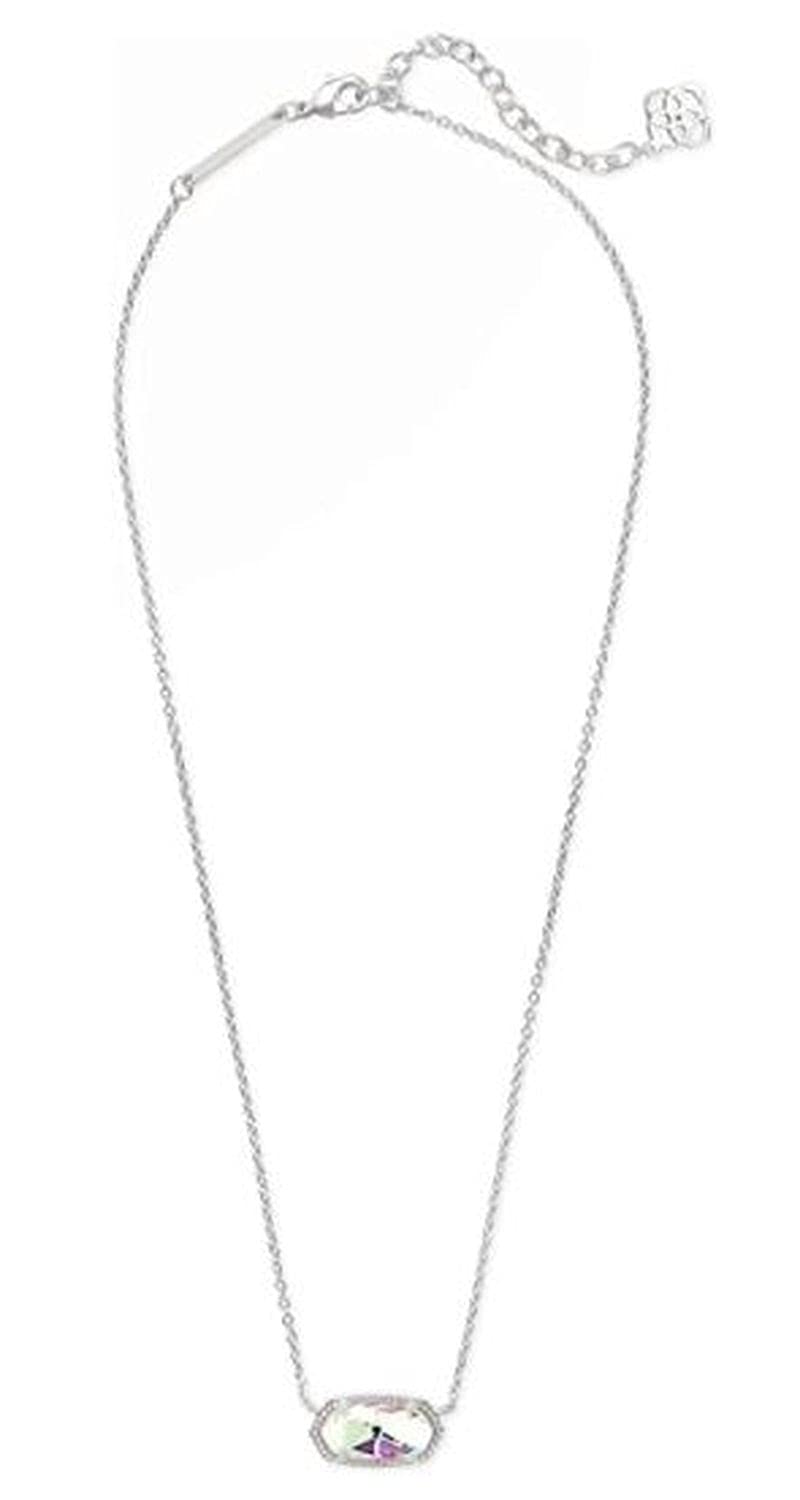 Kendra Scott Elisa Pendant Necklace for Women, Fashion Jewelry, 14k Gold-Plated, Rose Quartz