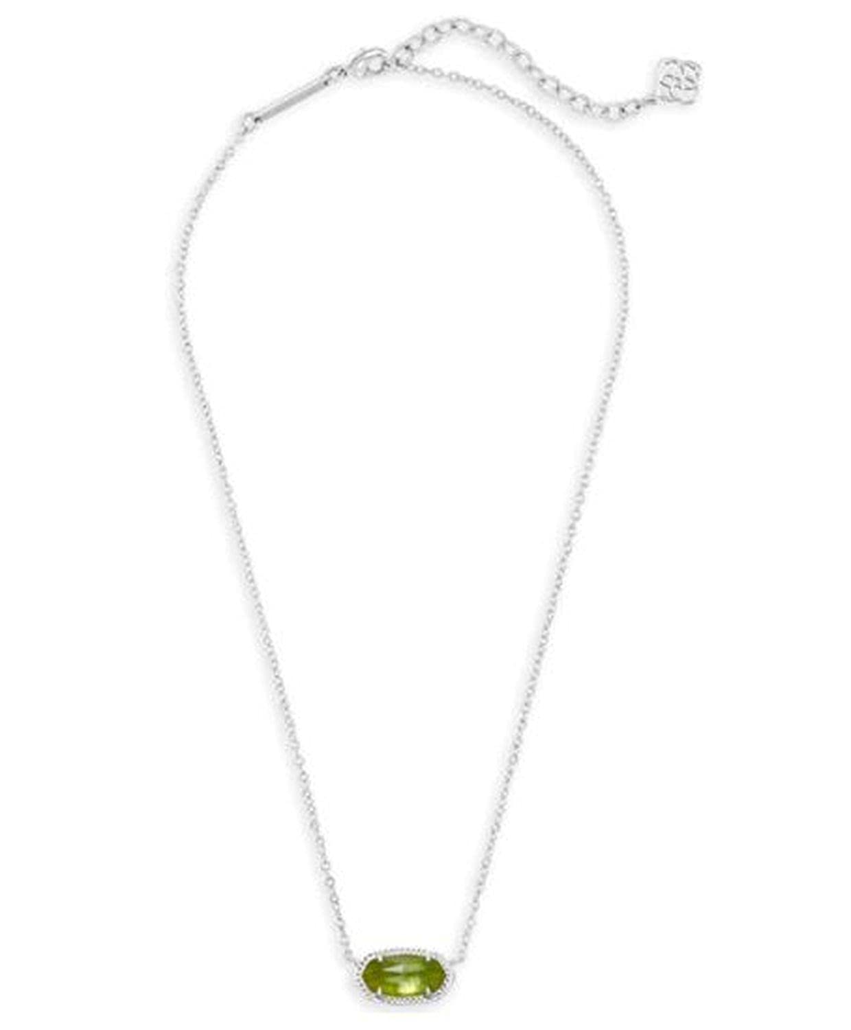 Kendra Scott Elisa Pendant Necklace for Women, Fashion Jewelry, 14k Gold-Plated, Rose Quartz