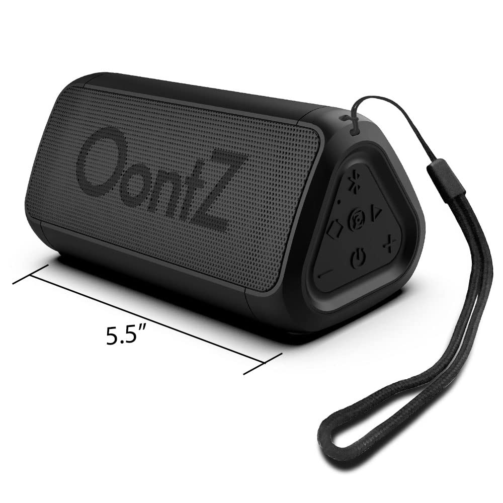 OontZ Shower Plus Edition Bluetooth Speaker, IPX7 Waterproof Portable Wireless Speaker, up to 100 unobstructed feet Wireless Range