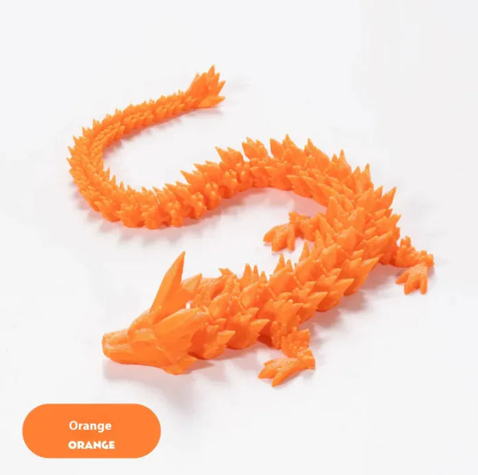 3D Printing Decoration Joint Movable Crystal Gem Dragon Hand-made