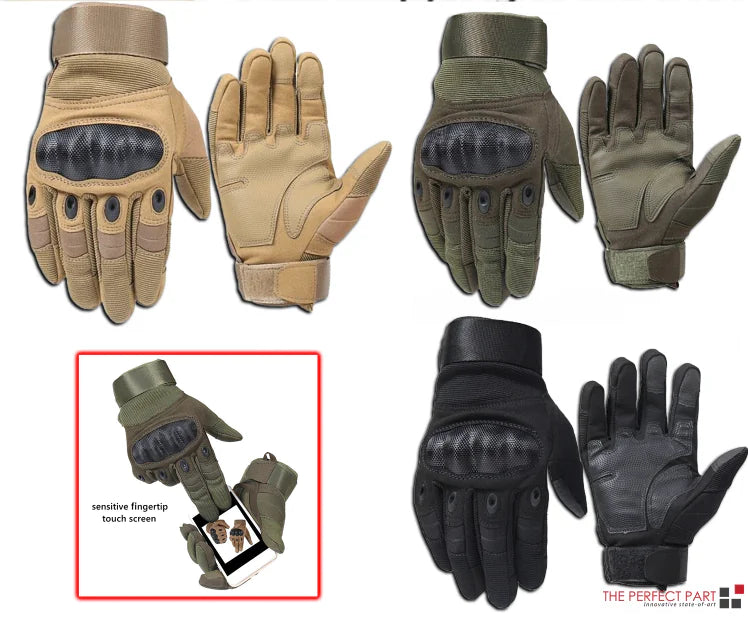 Tactical Motorcycle Motocross Full Finger Gloves Motorbike Riding Racing Mittens