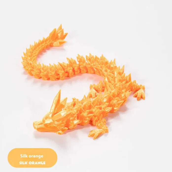 3D Printing Decoration Joint Movable Crystal Gem Dragon Hand-made