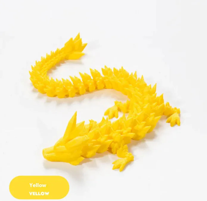 3D Printing Decoration Joint Movable Crystal Gem Dragon Hand-made